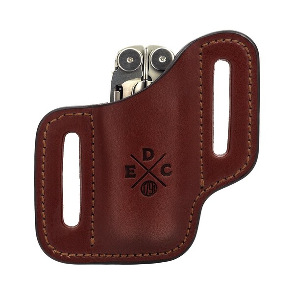 Leather Sheath for S/M Multitool & Easy-Slide Belt Attachment